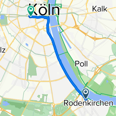 Hauptstraße 50, Köln nach Cäcilienstraße, Köln