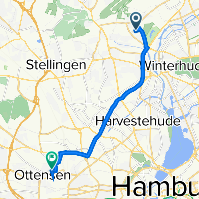 Wigandweg 98, Hamburg nach Völckersstraße 48, Hamburg