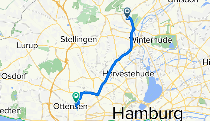 Wigandweg 98, Hamburg nach Völckersstraße 48, Hamburg