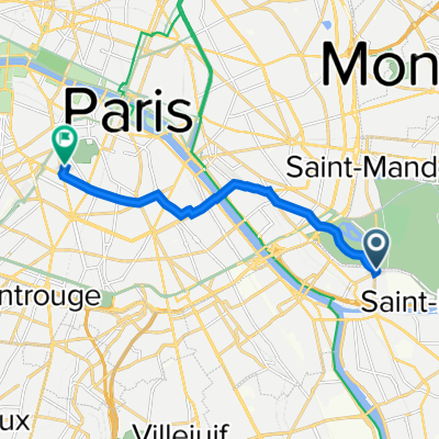 101 Avenue de Gravelle, Saint-Maurice à 25–35 Rue Vavin, Paris