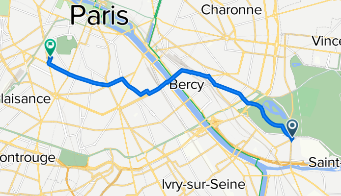 101 Avenue de Gravelle, Saint-Maurice à 25–35 Rue Vavin, Paris