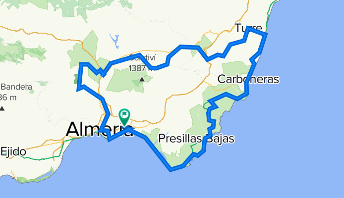Almeria Agua Amorga Tabernas Bikepacking