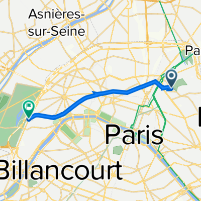 18 Rue Philippe Hecht, Paris à 2 Boulevards des Maréchaux, Paris