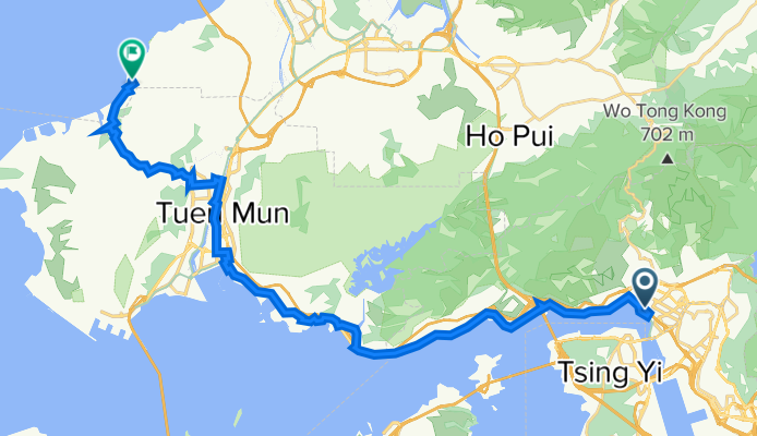 荃灣西站公共運輸交匯處 to 白泥