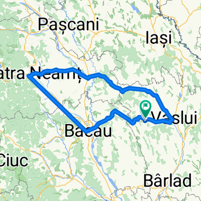 Traseu Ivanesti-Vaslui-Negresti-Roman-Piatra Neamt-Bacau-Ivanesti