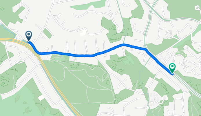 5082–5098 Pleasant Hill Rd E, Martinez to Morello Ave, Martinez