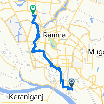 PC57+QM4, Dhaka to গ্রীন রোড, ঢাকা