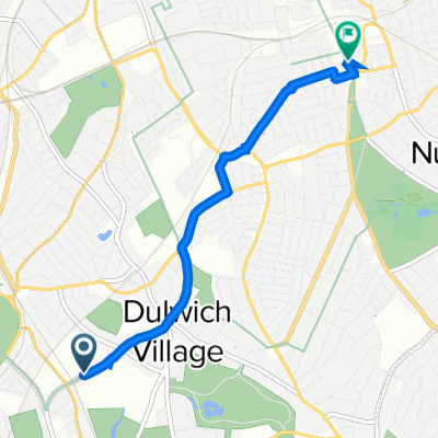 55 Turney Road, London to 209A Rye Lane, London