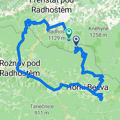 PŘES VELKÝ JAVORNÍK NA PUSTEVNY (LANOVKOU)