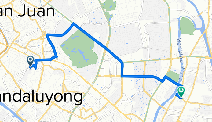 358 R. Aquino Street, Mandaluyong to Stella Maris Main Avenue, Pasig