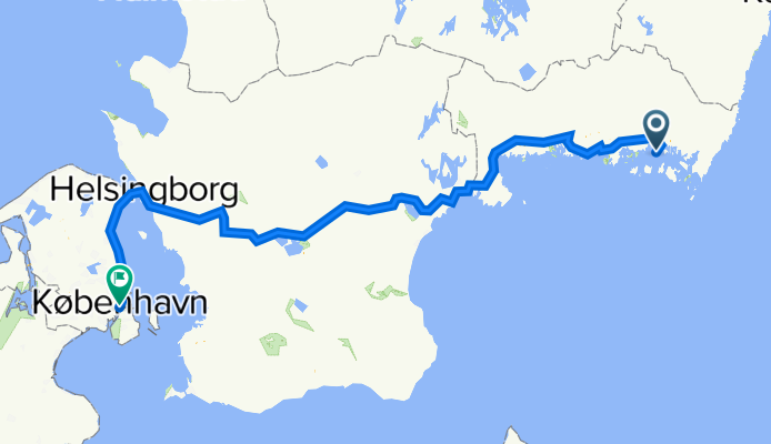 Karlskrona nach Kopenhagen