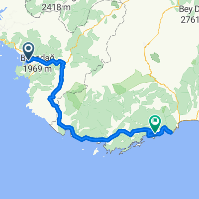 Fethiye - Kalkan-Kaputaş-Kaş-Myra-Tlos-Fethiye