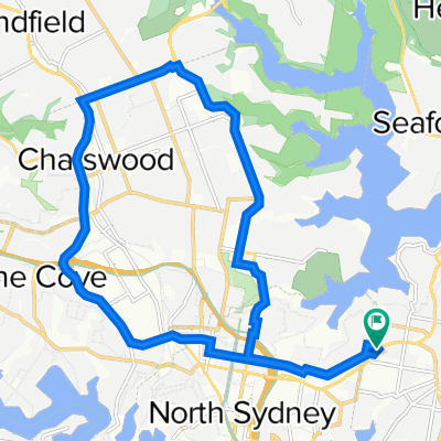 Mosman to Chatswood loop passing through Willougby