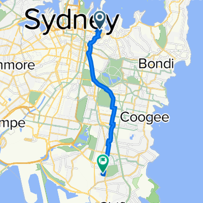 73 Roslyn Gdn, Elizabeth Bay to 19 Jauncey Pl, Hillsdale