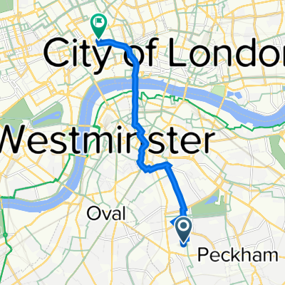 26 Sansom St, London to 66 Red Lion St, London