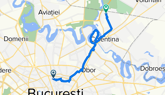 Strada General Eremia Grigorescu 24, București to Strada Turiștilor 49, București