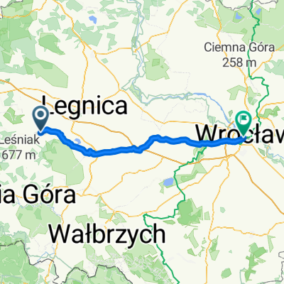 Złotoryja - Wrocław