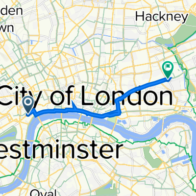 65-72 Strand, London to 133 White Horse Lane, London