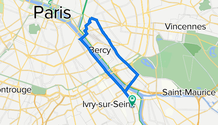 46 Avenue Jean Jaurès, Ivry-sur-Seine to 46 Avenue Jean Jaurès, Ivry-sur-Seine