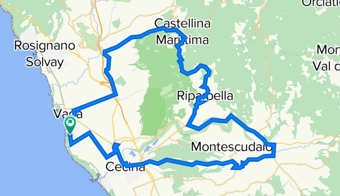 Vada-Le Badie-Castellina-Riparbella-S.Martino-Cecina-Vada  (pasqu)  o-