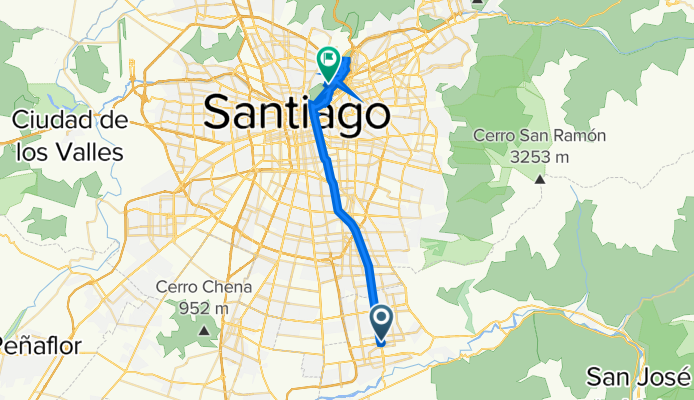 Avenida Domingo Tocornal 46, Puente Alto a Regimiento Buin, Recoleta