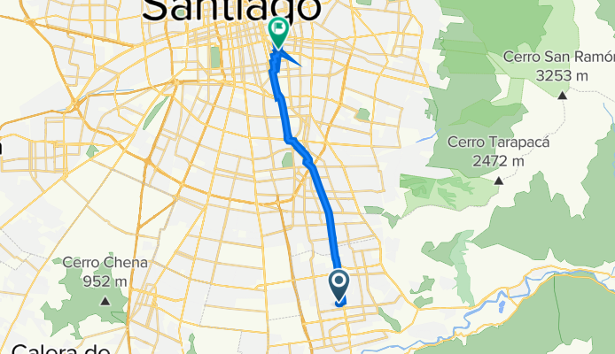De Avenida Jorge Ross Ossa 246, Puente Alto a Obispo Orrego 681, Ñuñoa