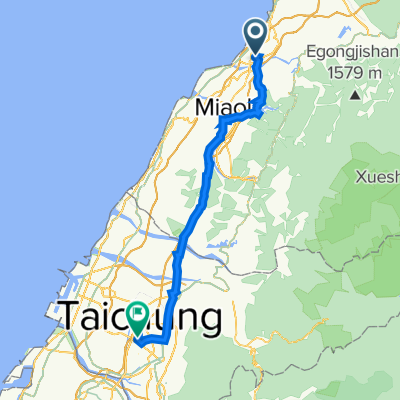 民族街6號, 竹南 to 西屯路二段263-1號, 西屯區