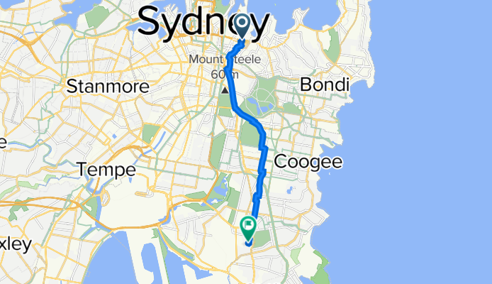 81 Bayswater Rd, Rushcutters Bay to 21 Jauncey Pl, Hillsdale