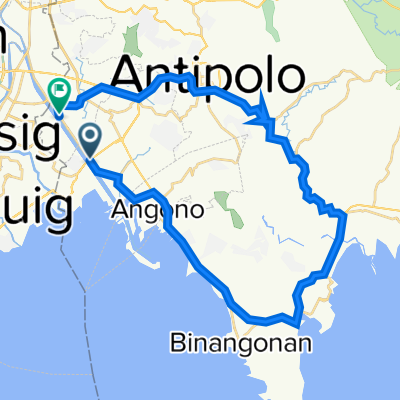 East Bank Road, Taytay to Block 17A, Cainta