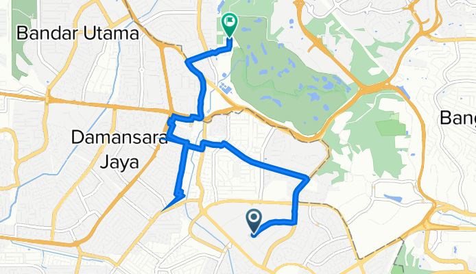 1A, Jalan 13/4, Petaling Jaya to Bukit Kiara, Kuala Lumpur
