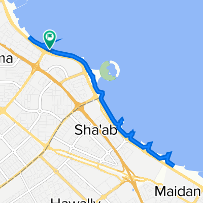 Arabian Gulf Street, Kuwait City to Arabian Gulf Street, Kuwait City