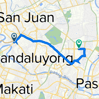 3224 New Panaderos Street, Manila to Doña Julia Vargas Avenue, Pasig