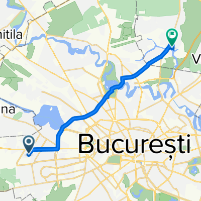 Strada Băbești 4, București to Strada Erou Ion Șerban 9A, Voluntari