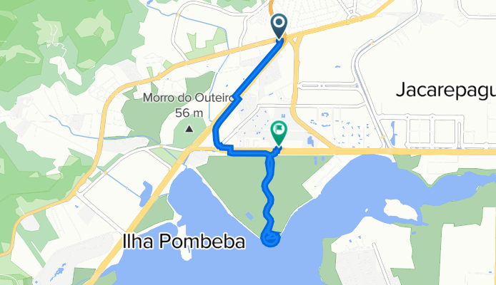 Estrada dos Bandeirantes, 5491, Rio De Janeiro a Avenida Embaixador Abelardo Bueno, 2800, Rio De Janeiro