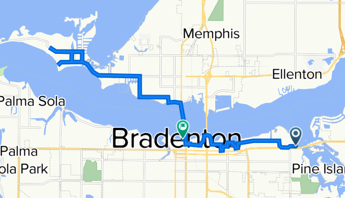 208 Fun Ave, Bradenton to 1000 Barcarrota Blvd W, Bradenton