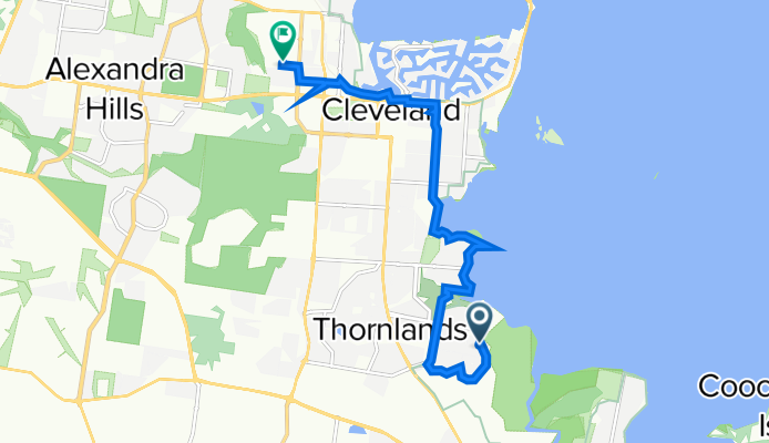 Pannikin Place 1, Thornlands to Bainbridge Street 121, Ormiston