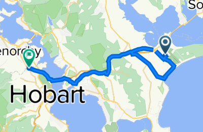 Route in der Bikemap App öffnen