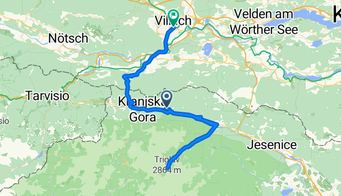 Gozd Martuljek - Mojstrana - Alzajevov dom - Villach