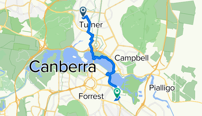 21 Robinson St, O'Connor to 72 Wentworth Ave, Kingston