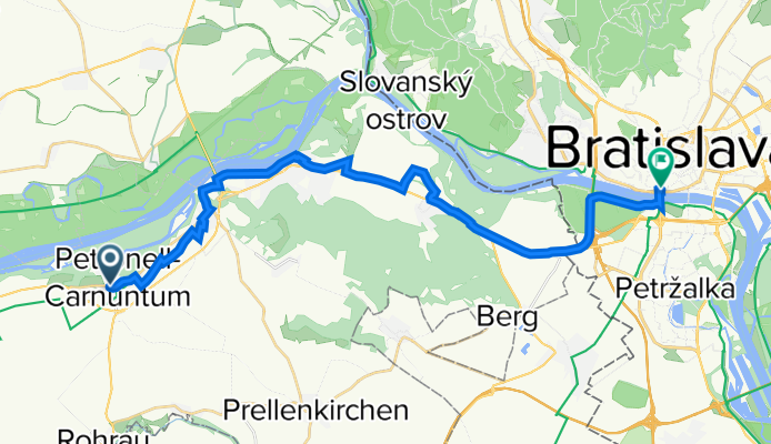 Hainburg-Bratislava Var-kurz