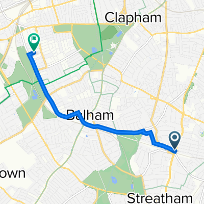176-178 Streatham Hill, London to 1 Belleville Road, London