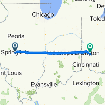 Springfield to Dayton