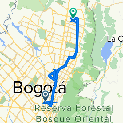 Calle 45B 24-25, Bogotá a Calle 167C 16b-100–16b-2, Bogotá