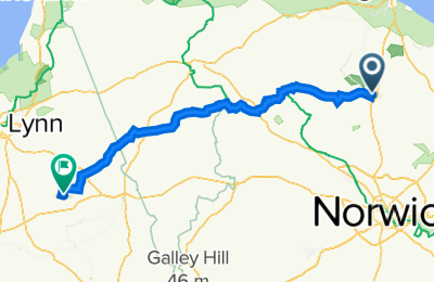 Route in der Bikemap App öffnen