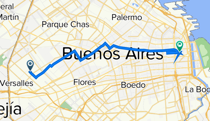 Arregui 5067, Buenos Aires a Teniente General Juan Domingo Perón 735, Buenos Aires