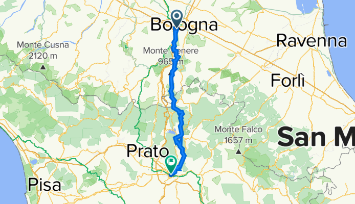 bologna firenze  via degli dei