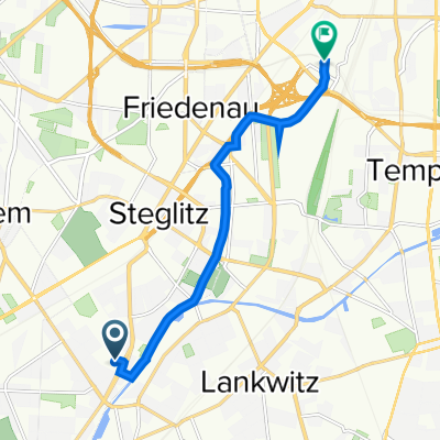 Wüllenweberweg 6, Berlin nach Gotenstraße 54, Berlin