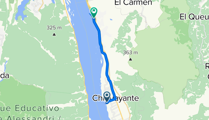 Pasaje 2 635, Chiguayante a Avenida Costanera, Chiguayante