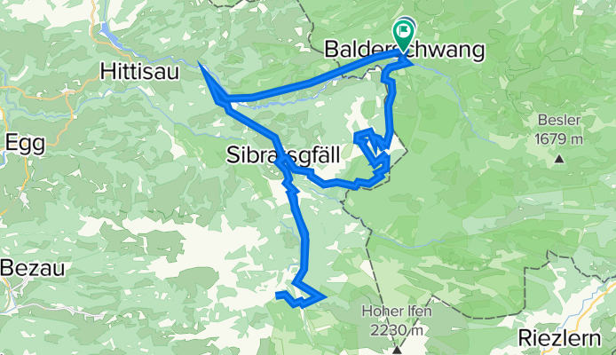 Balderschwang nach Dorf 6, Balderschwang