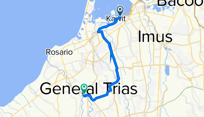 CWW4+6VP, Kawit to General Trias